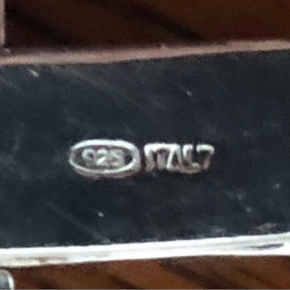 $168 Estate Bracelet Sterling Silver 27.1 Grams Marked 925 ITALY - Picture 7 of 7